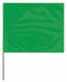 MarkingFlag Green PVC 2-1/2inH PK100