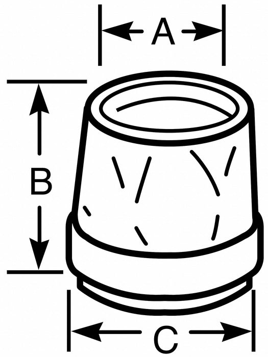 Bushing Plastic Overall L 1 9/32in PK50