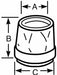 Bushing Plastic Overall L 1 13/16in