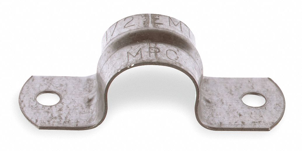 Two Hole Conduit Strap Steel PK250