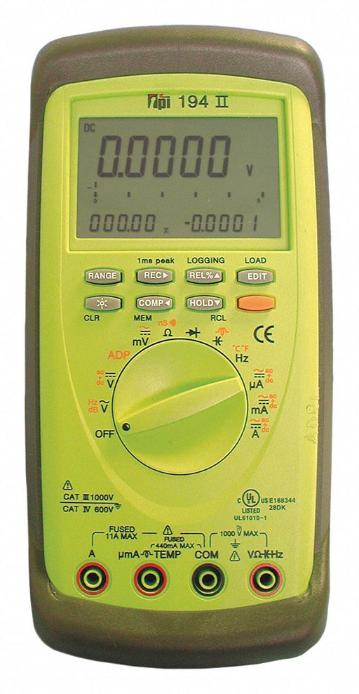 Digital Multimeter 10A 1000V 50 MOhms