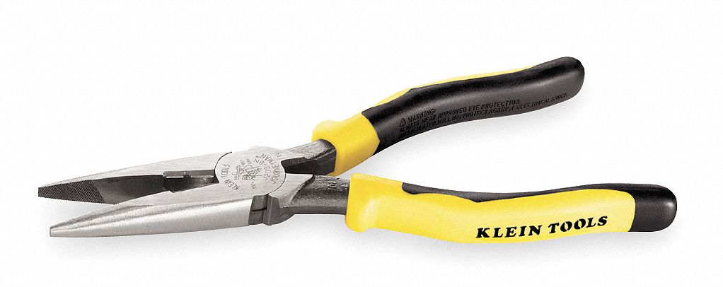 Long Nose Plier 8-9/16 L Serrated