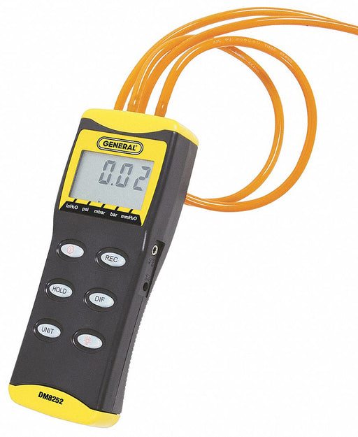 Digital Manometer 0 to 2 psi 4 Digit LCD