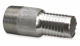 Barbed Hose Fitting Hose ID 3/4 NPT