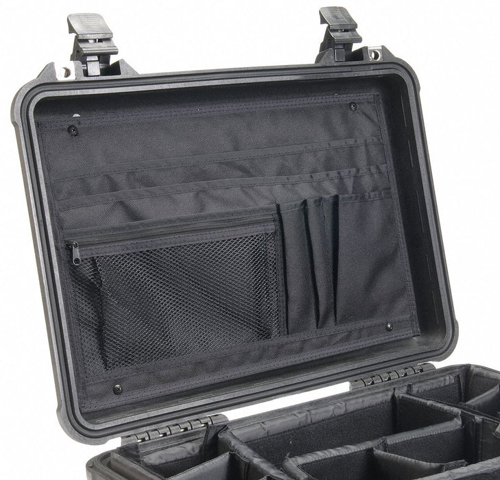 LdOrgnzr Blk Lthr/Ballist Nylon 16.3 in