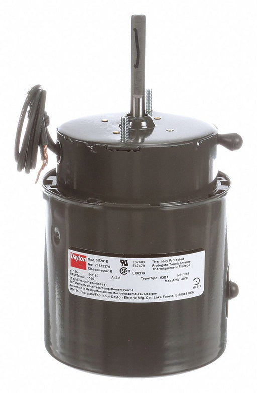 Motor 1/15 HP 1550 rpm 3.3 115V