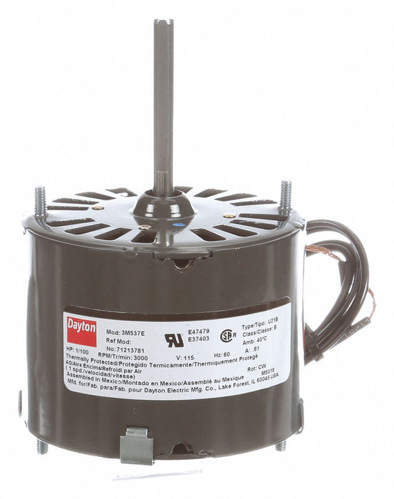 Motor 1/100 HP 3000 rpm 3.3 115V