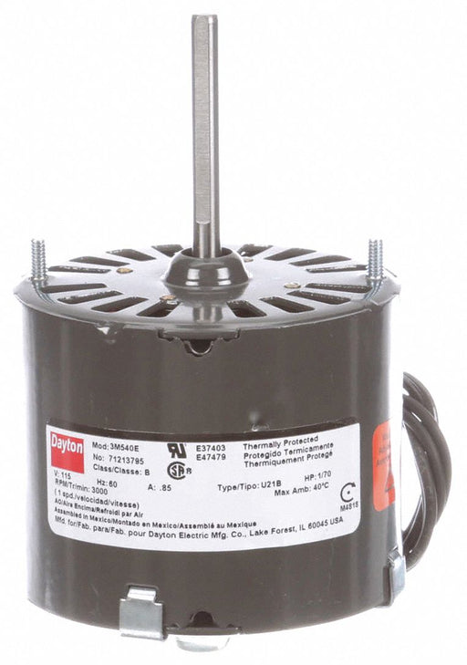 Motor 1/70 HP 3000 rpm 3.3 115V