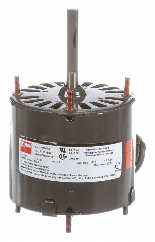 Motor 1/30 HP 1550 rpm 3.3 115V
