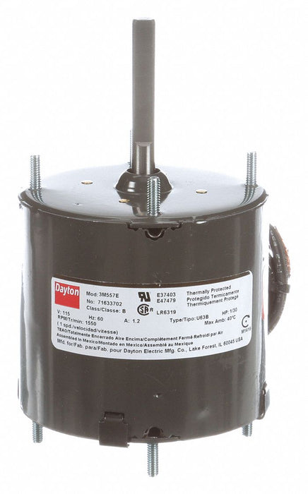 Motor 1/30 HP 1550 rpm 3.3 115V