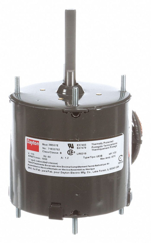 Motor 1/30 HP 1550 rpm 3.3 115V