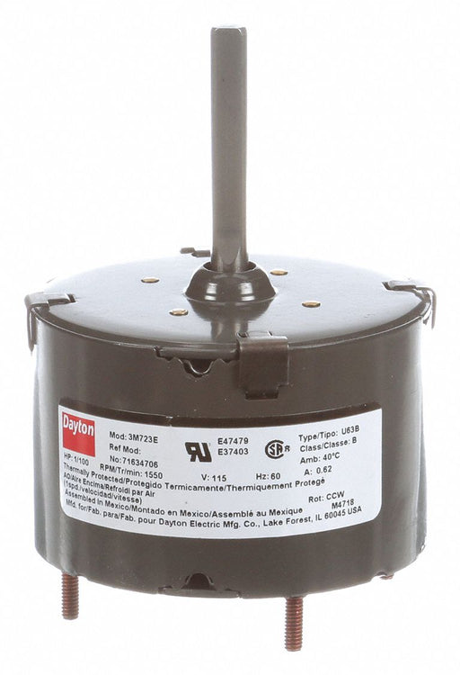 Motor 1/100 HP 1550 rpm 3.3 115V