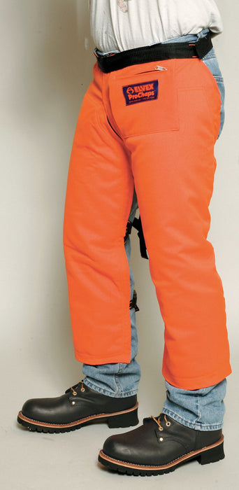 K7368 Chain Saw Chaps 33 in L Orange