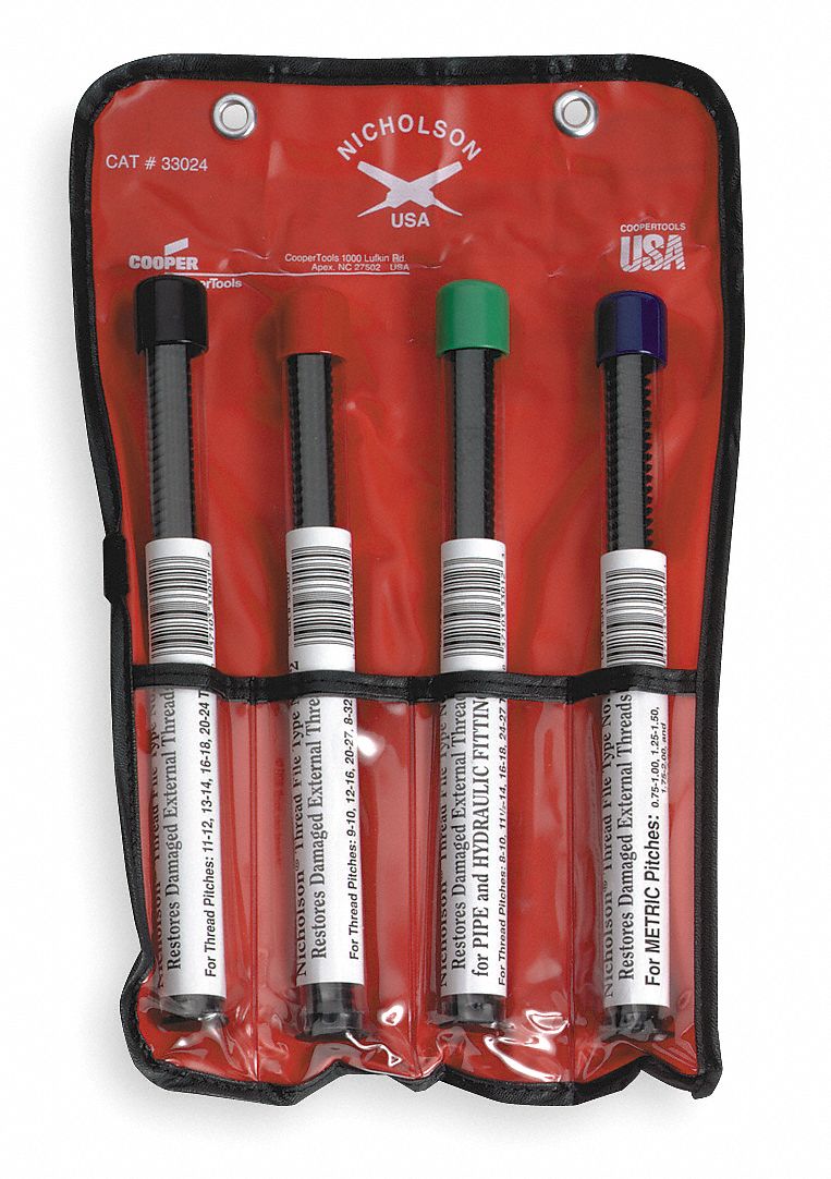 Thread Restoring File Set 4 pcs.