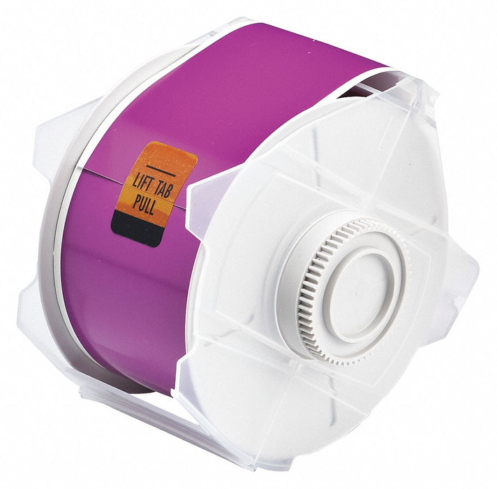 F0284 ContinuousLabelStock Purple Gloss