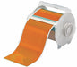 F0283 ContinuousLabelStock Orange Gloss 4inW