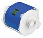 F0287 ContinuousLabelStock Blue Gloss 4inW