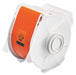 F0288 ContinuousLabelStock Orange Gloss
