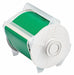 F0287 ContinuousLabelStock Green Gloss 4inW