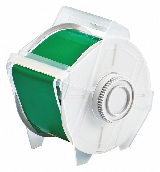 F0288 ContinuousLabelStock Green Gloss