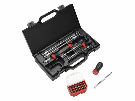 Multi-Bit Screwdriver Set Ratchet 30 1