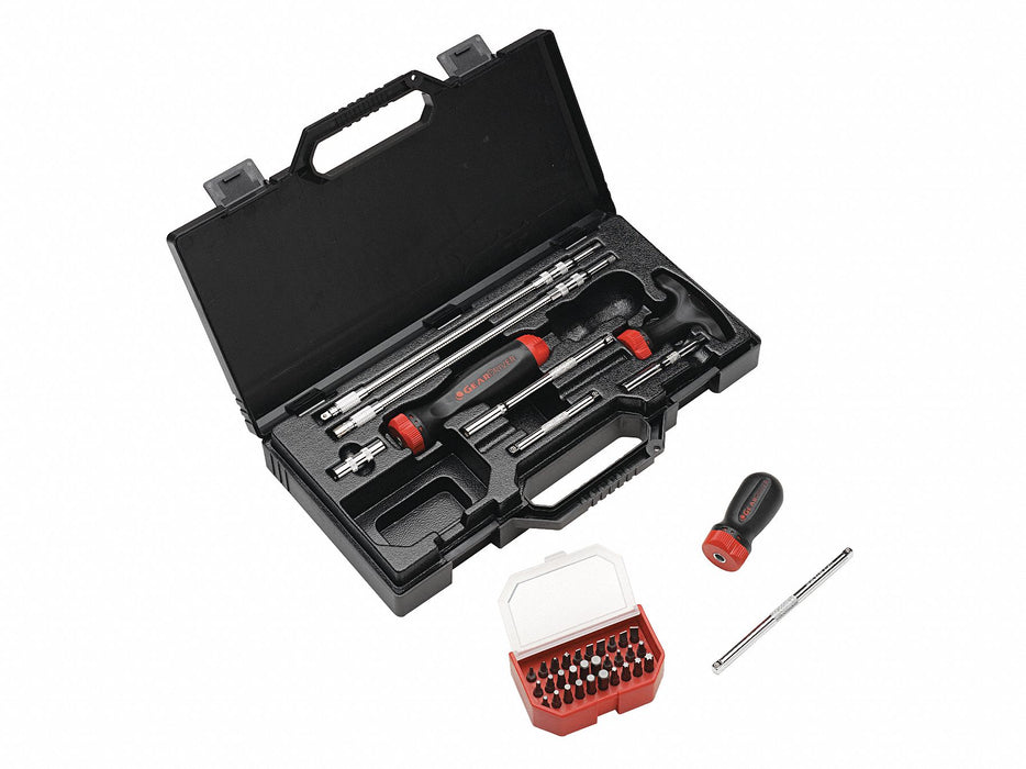Multi-Bit Screwdriver Set Ratchet 30 1