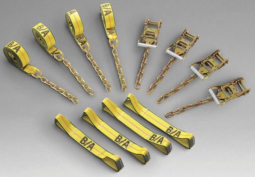 Tie Down Strap Sewn-Eye Yellow