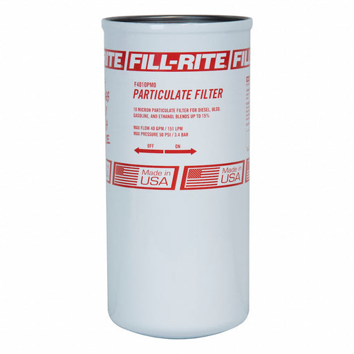 Fuel Filter 40 gpm 50 psi 11-1/4 in L