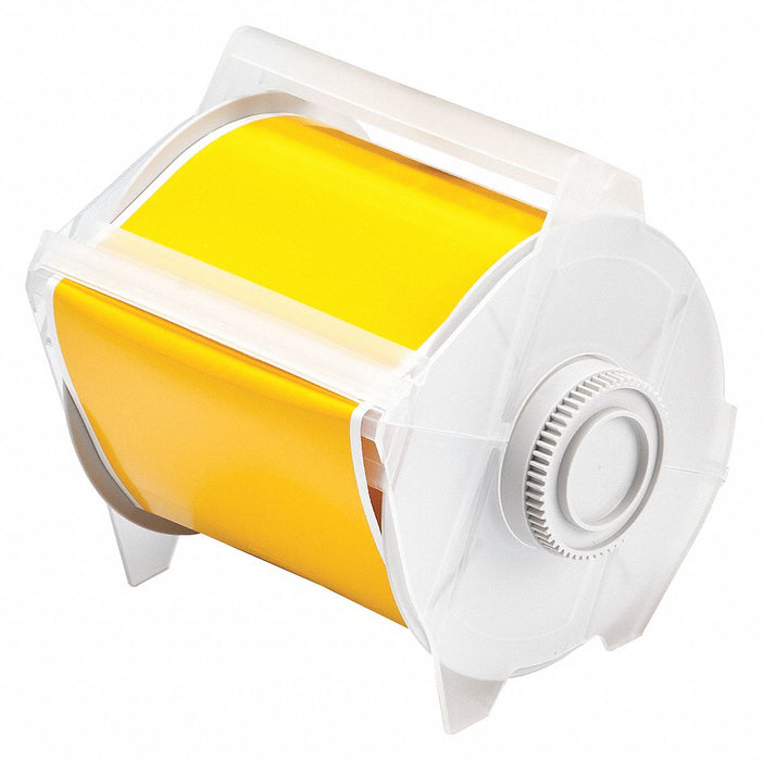 F9025 ContinuousLabelStock Yellow Gloss 4inW
