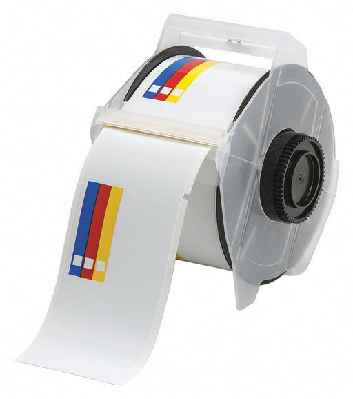 Pre-Cut Label Stock Roll White Gloss