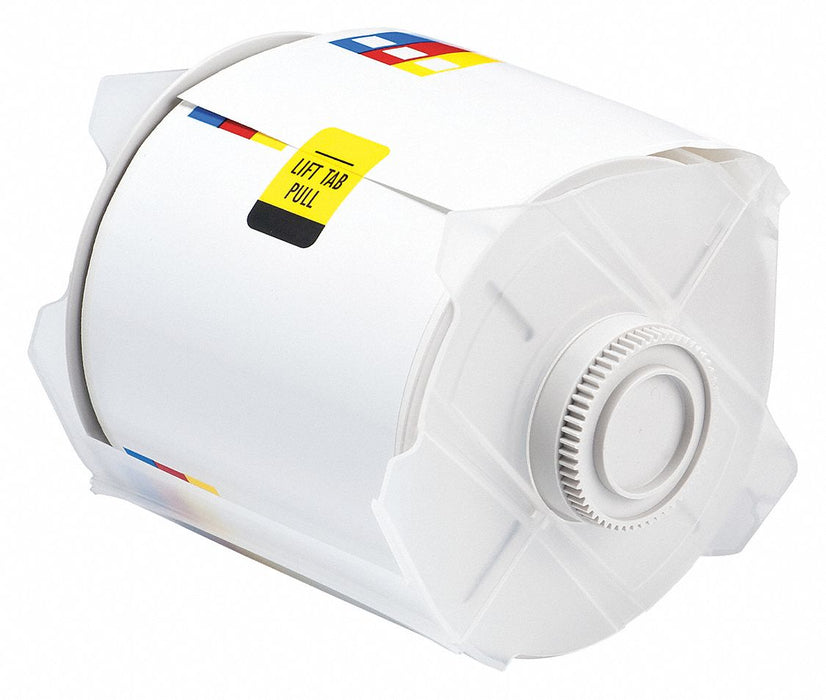 Pre-Cut Label Stock Roll White Gloss