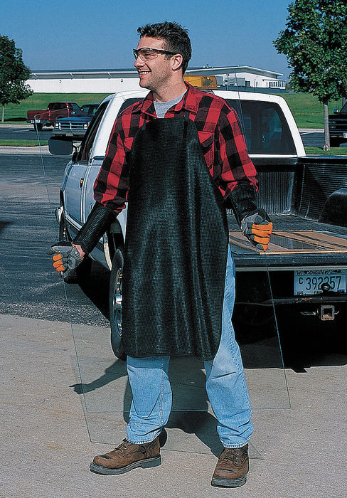 Bib Apron Black 36 in L 24 in W Nylon