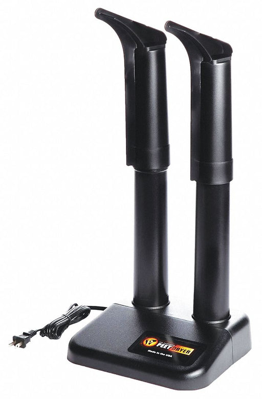 HeatedDryer Black 22inH 10inL 10inW