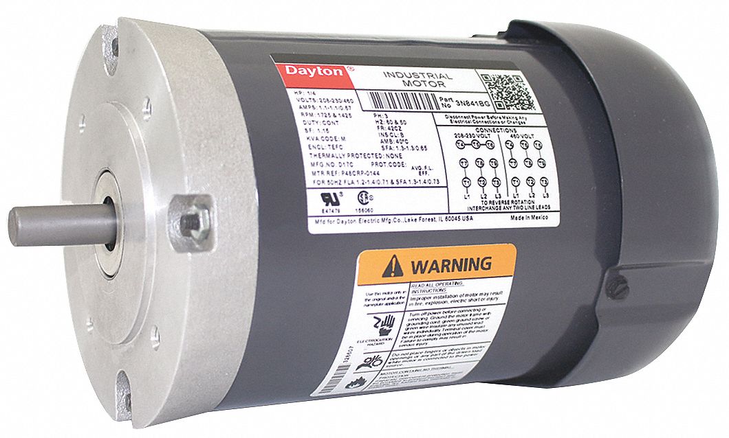 GP Motor 1/4 HP 1 725 RPM 230/460V 42CZ