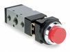 Manual Air Control Valve Button Red
