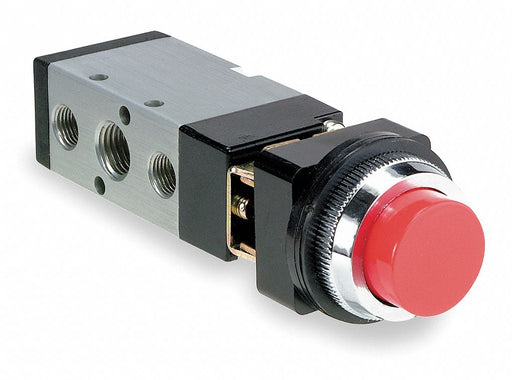 Manual Air Control Valve Button Red