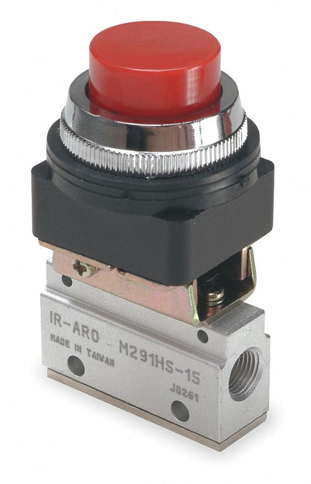 Manual Air Control Valve Button Red
