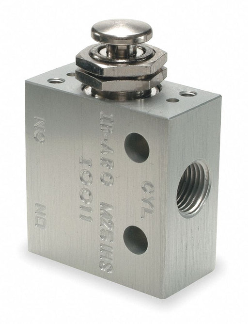 Manual Air Control Valve Button Gray