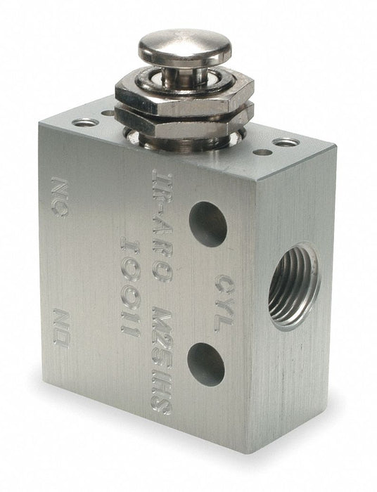 Manual Air Control Valve Button Gray