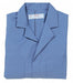 Collared Lab Coat M Navy 43-3/4 in L