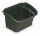 Utility Bin 4 gal Black 17 in W