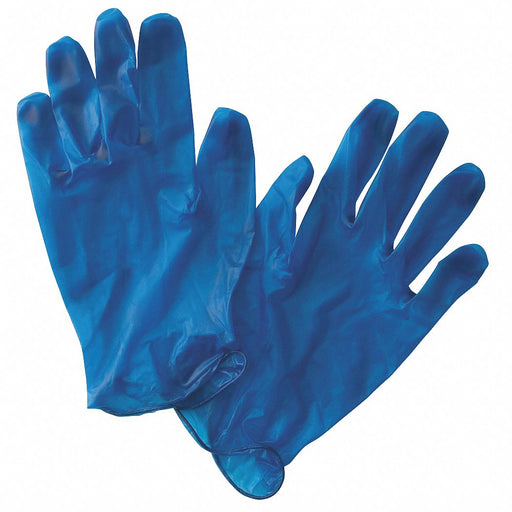 D1849 DisposableGloves Blue M Size8 PK100