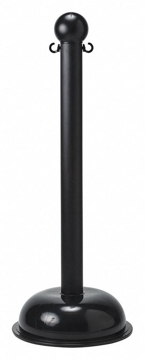 Sign Post 16 in W Plastic Black