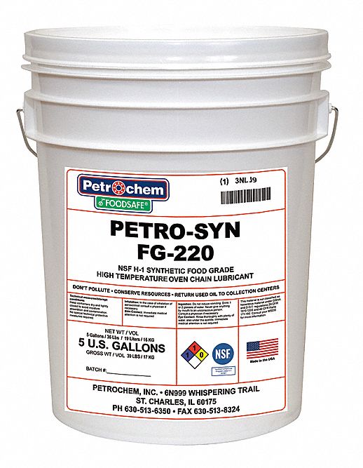 5 gal Pail Oven Chain Lubricant