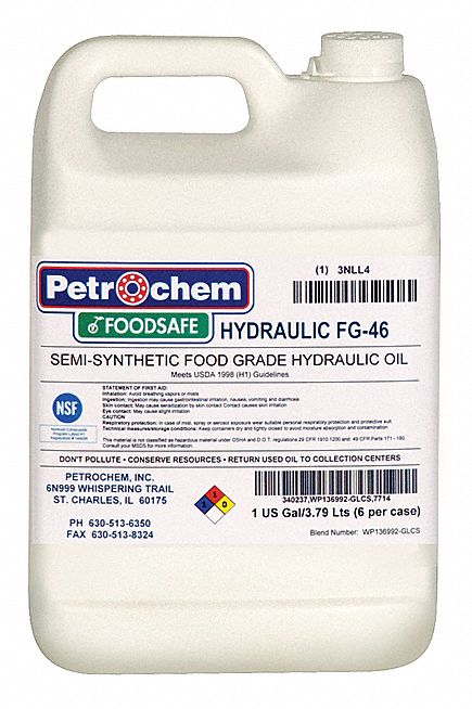 Food Grade SemiSyn Hydraulic Oil ISO 46