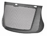 Faceshield Visor Steel Mesh Blk 7x13in