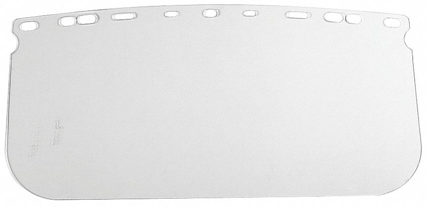 Faceshield Visor PETG Clear 8x15-1/2in