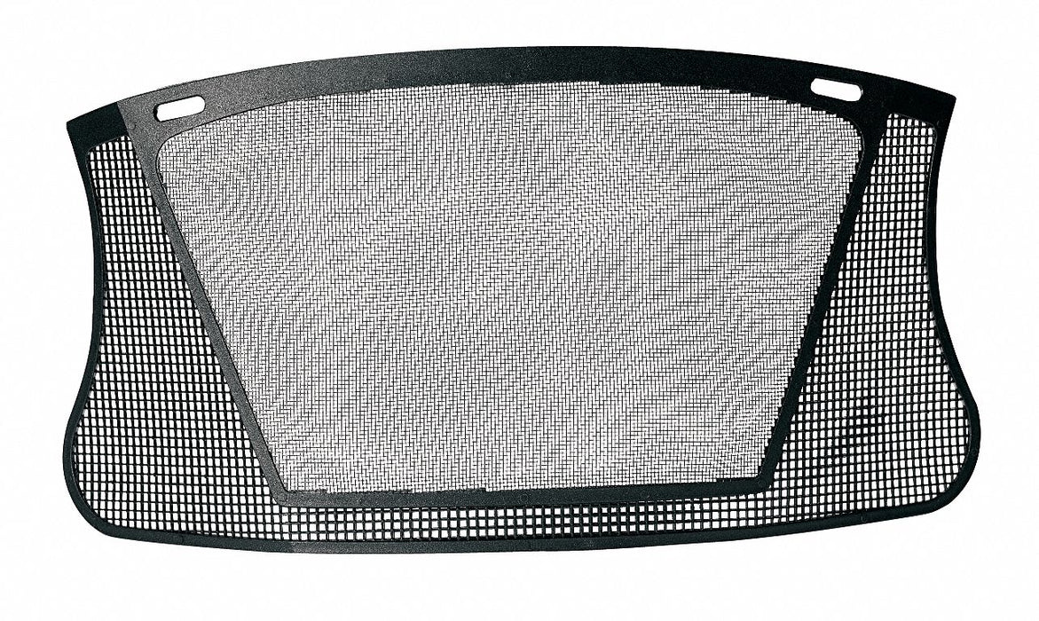 Faceshield Visor Nylon Mesh Black 7x13in