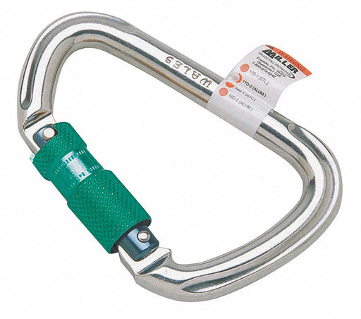 Carabiner Offset-D Silver