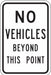 Traffic Sign 6 in x 12 in Aluminum